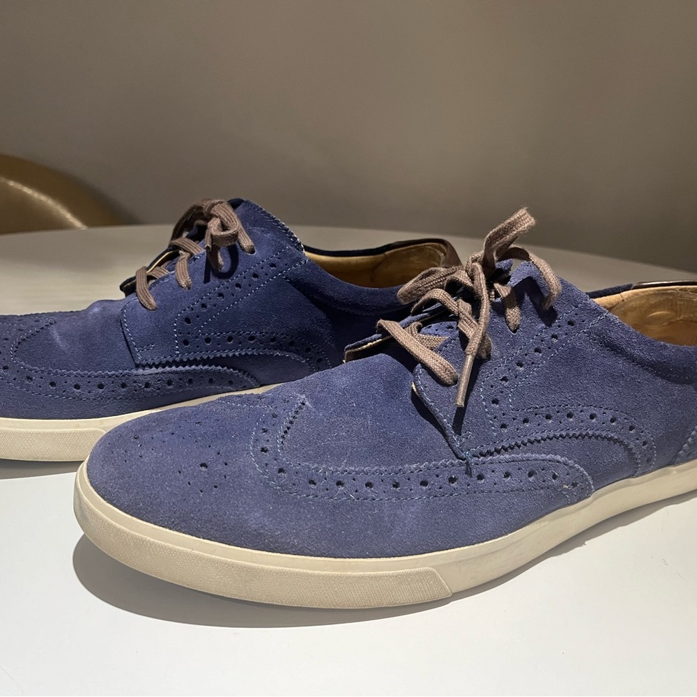 Cole Haan Blue and White Sneakers